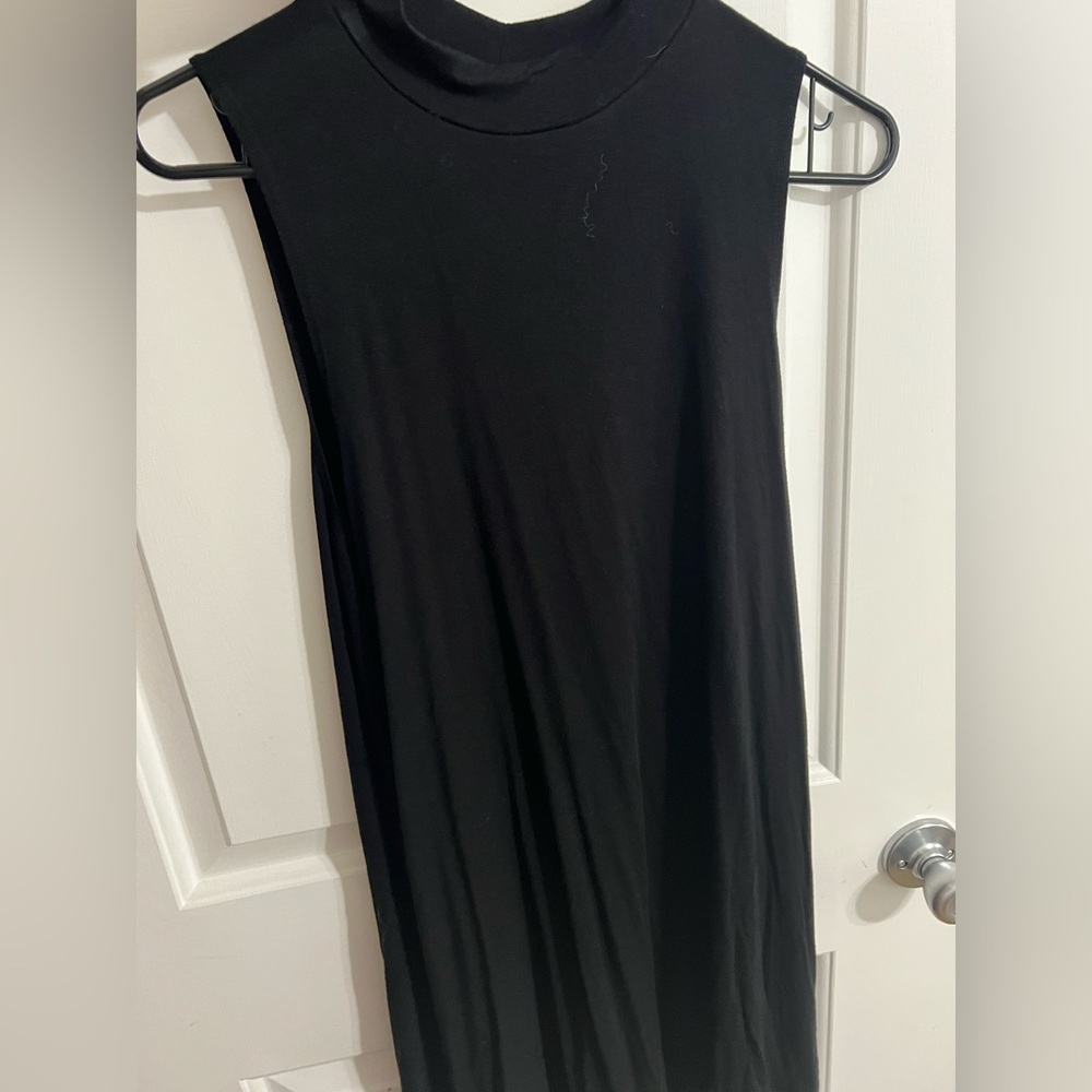Loose fitting black dress